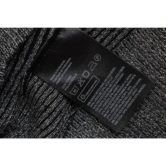 H&M Divided gray ribbed cold shoulder sweater womens large boho causal normcore - Picture 4 of 5